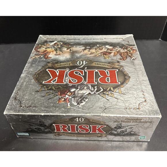 Risk 40th Anniversary Collectors Edition Board Game Hasbro 99% Complete Strategy - Picture 12 of 12
